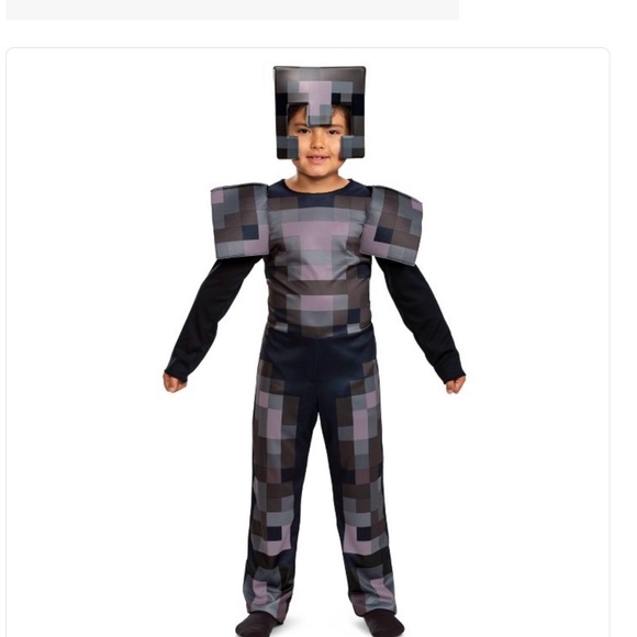 Minecraft Netherite Armor Costume - Picture 2 of 8